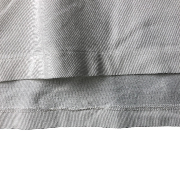 Ralph Lauren POLO GOLF Polo Golf short sleeve polo shirt for men size L Pima Cotton white type Vintage Second Hand