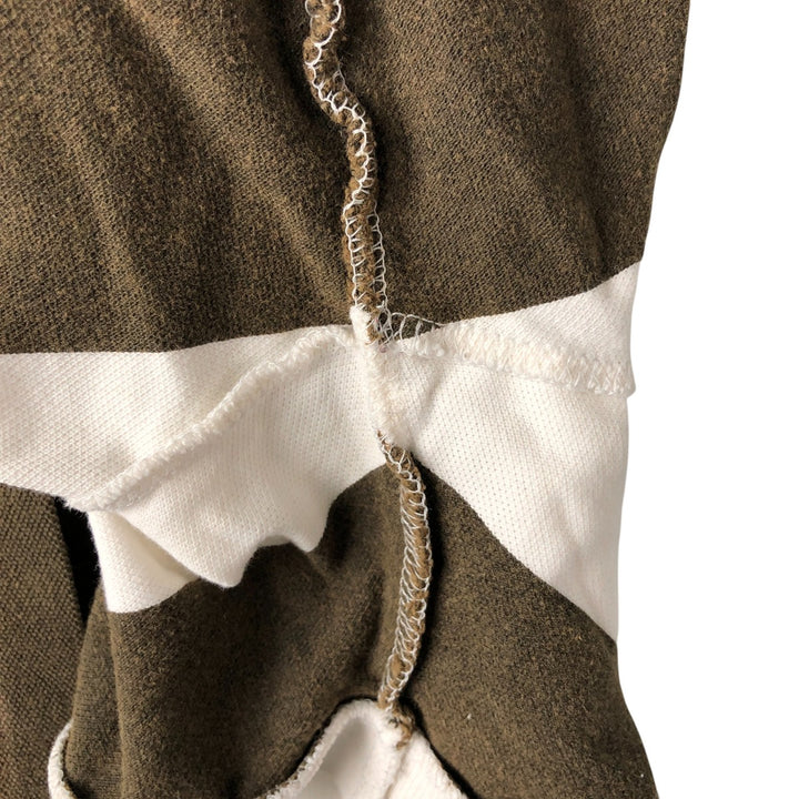 Ralph Lauren POLO by Ralph Lauren short sleeve striped polo shirt, men's XL size cotton white type Vintage Second Hand