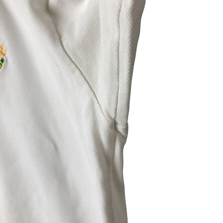 Burberry's BURBERRYS OF LONDON short sleeve polo shirt for men, equivalent to XL cotton white type Vintage Second Hand