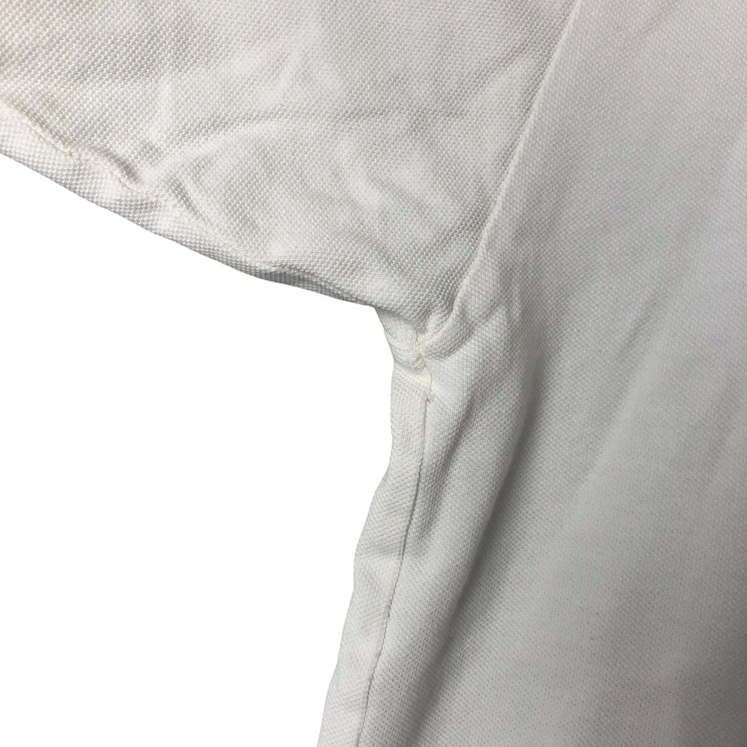 Burberry's BURBERRYS OF LONDON short sleeve polo shirt for men, equivalent to XL cotton white type Vintage Second Hand