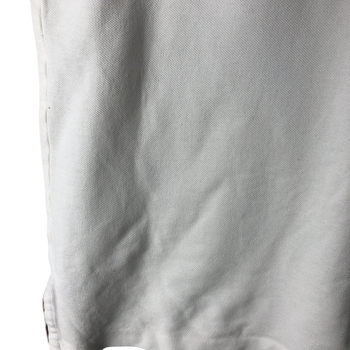 Burberry's BURBERRYS OF LONDON short sleeve polo shirt for men, equivalent to XL cotton white type Vintage Second Hand