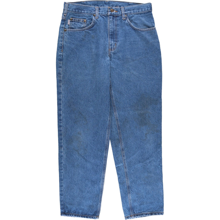 Carhartt Tapered Denim Pants for Men, W34 equivalent cotton blue type Vintage Second Hand