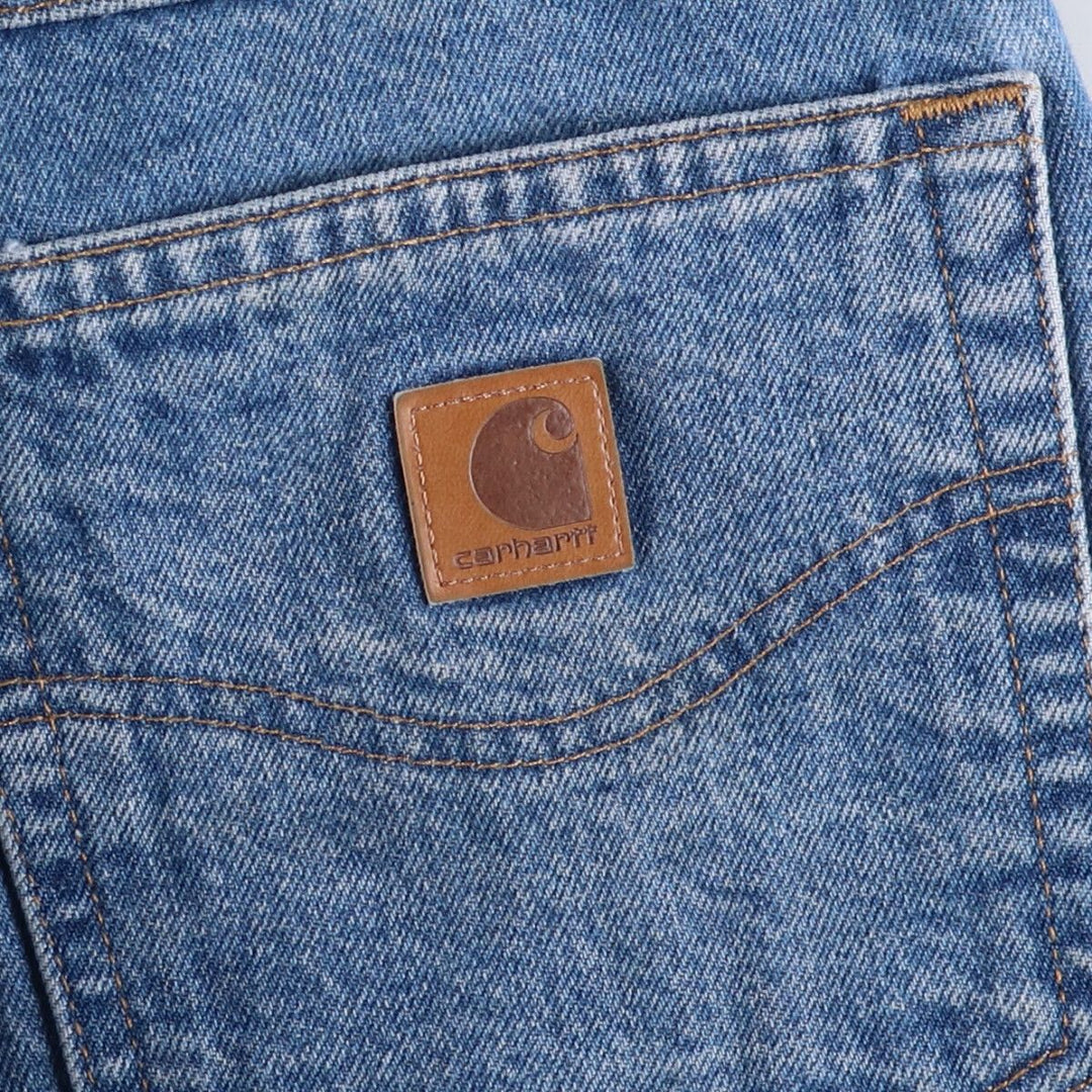 Carhartt Tapered Denim Pants for Men, W34 equivalent cotton blue type Vintage Second Hand