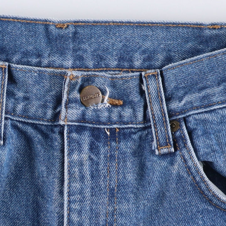 Carhartt Tapered Denim Pants for Men, W34 equivalent cotton blue type Vintage Second Hand
