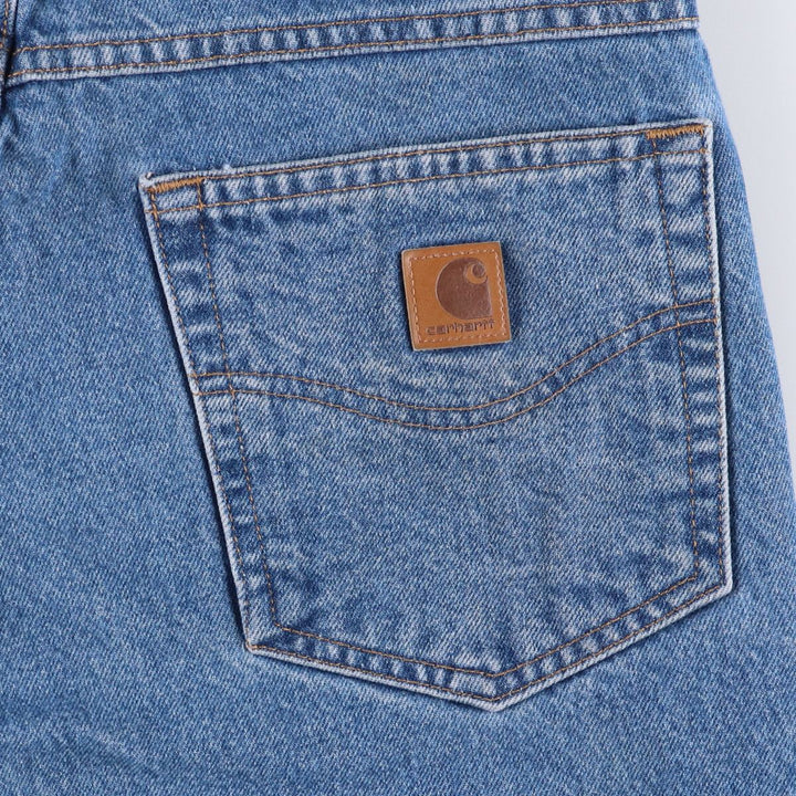 Carhartt Tapered Denim Pants for Men, W34 equivalent cotton blue type Vintage Second Hand