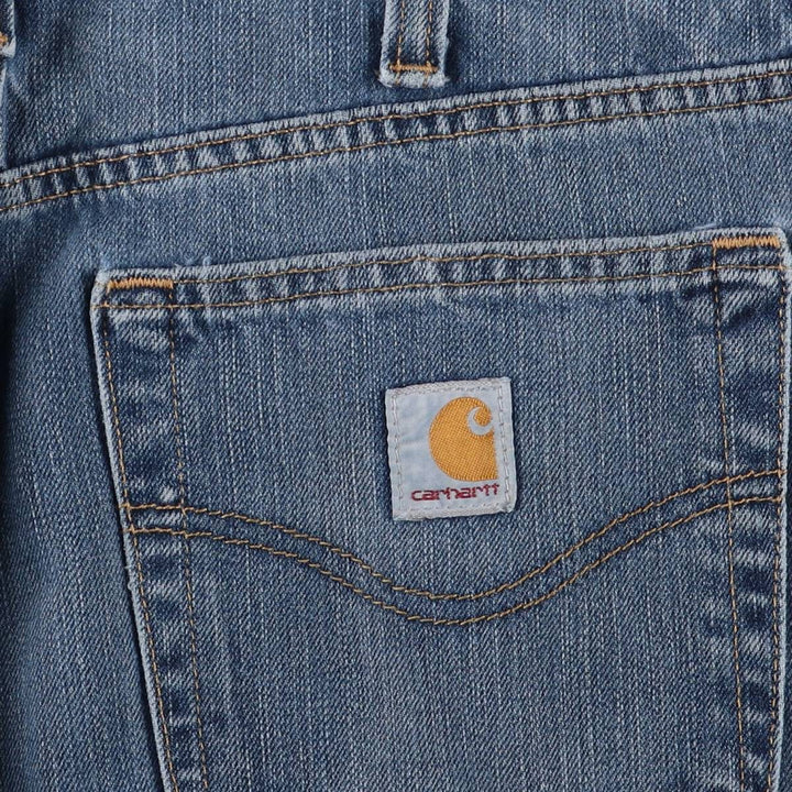 Carhartt Straight Denim Pants for Men, W33 equivalent unclear blue type Vintage Second Hand