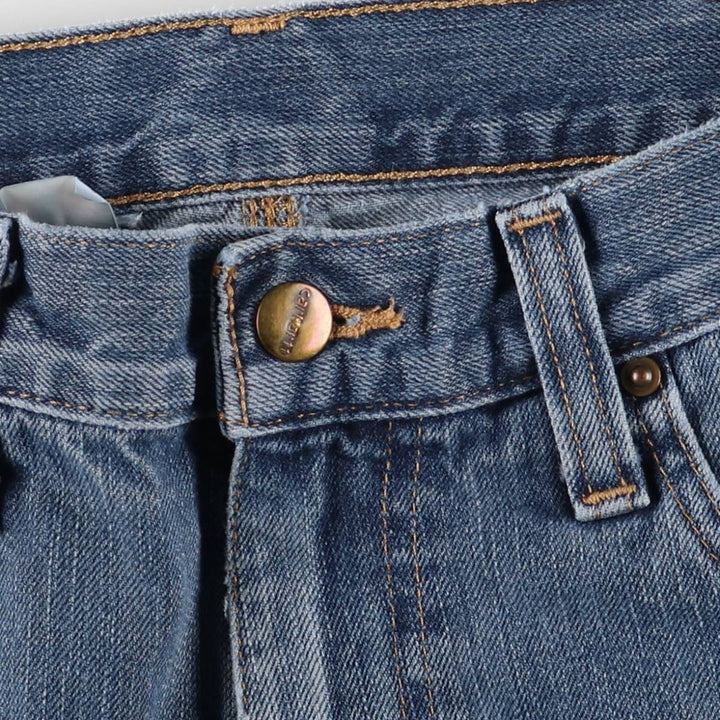 Carhartt Straight Denim Pants for Men, W33 equivalent unclear blue type Vintage Second Hand