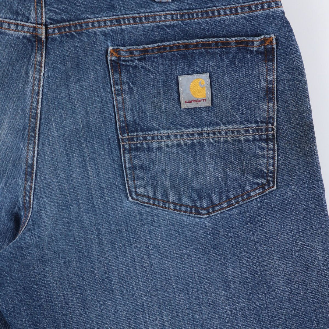 Carhartt Relaxed Fit Straight Denim Pants for Men, W36 cotton blue type Vintage Second Hand