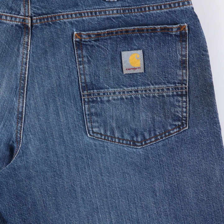 Carhartt Relaxed Fit Straight Denim Pants for Men, W36 cotton blue type Vintage Second Hand