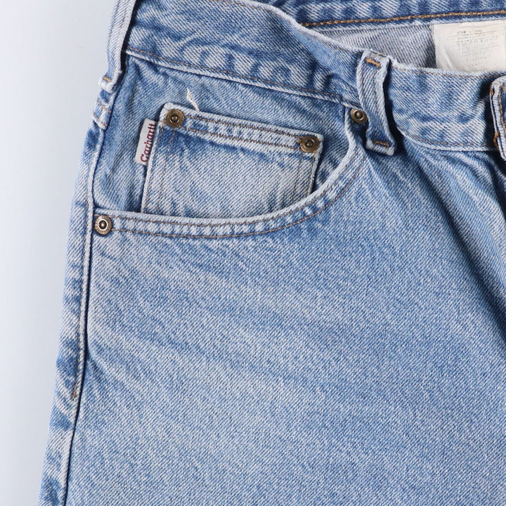 Carhartt Traditional FIT Straight Denim Pants, Men's, W36 equivalent cotton blue type Vintage Second Hand