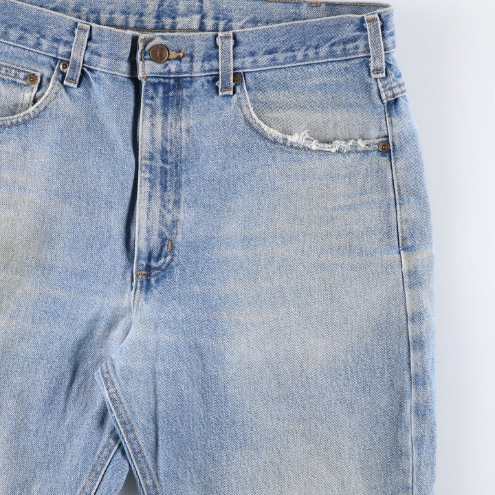 00'S Carhartt Traditional FIT Tapered Denim Pants Men's w35 equivalent cotton blue type Vintage Second Hand