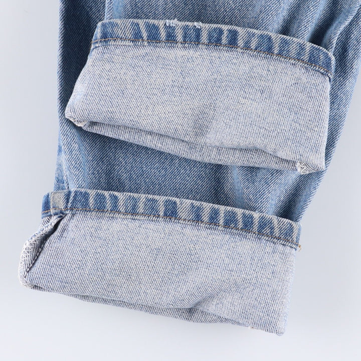 00'S Carhartt Traditional FIT Tapered Denim Pants Men's w35 equivalent cotton blue type Vintage Second Hand