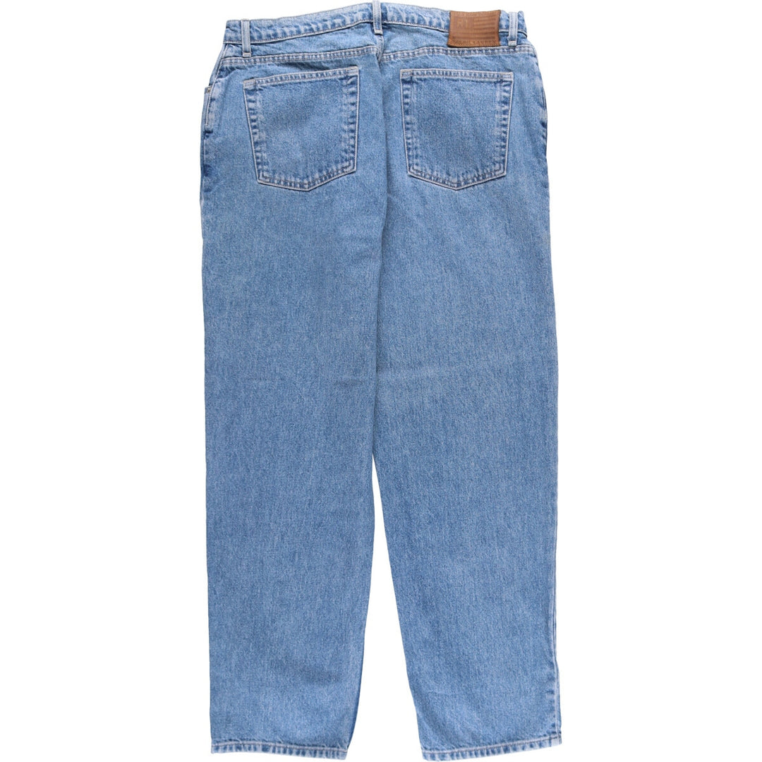 00'S Ralph Lauren POLO JEANS COMPANY straight denim pants for men, W34 equivalent unclear blue type Vintage Second Hand