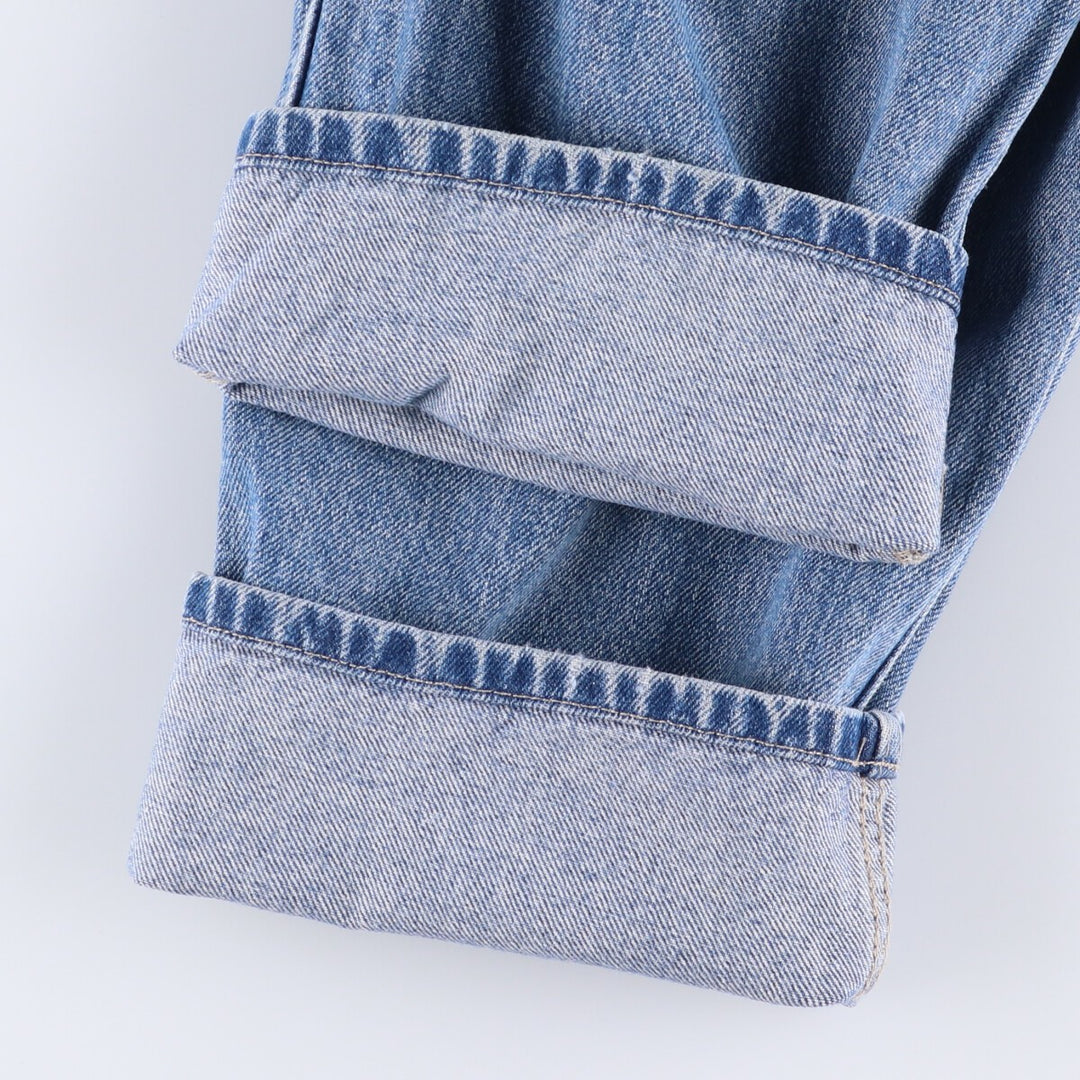 00'S Ralph Lauren POLO JEANS COMPANY straight denim pants for men, W34 equivalent unclear blue type Vintage Second Hand