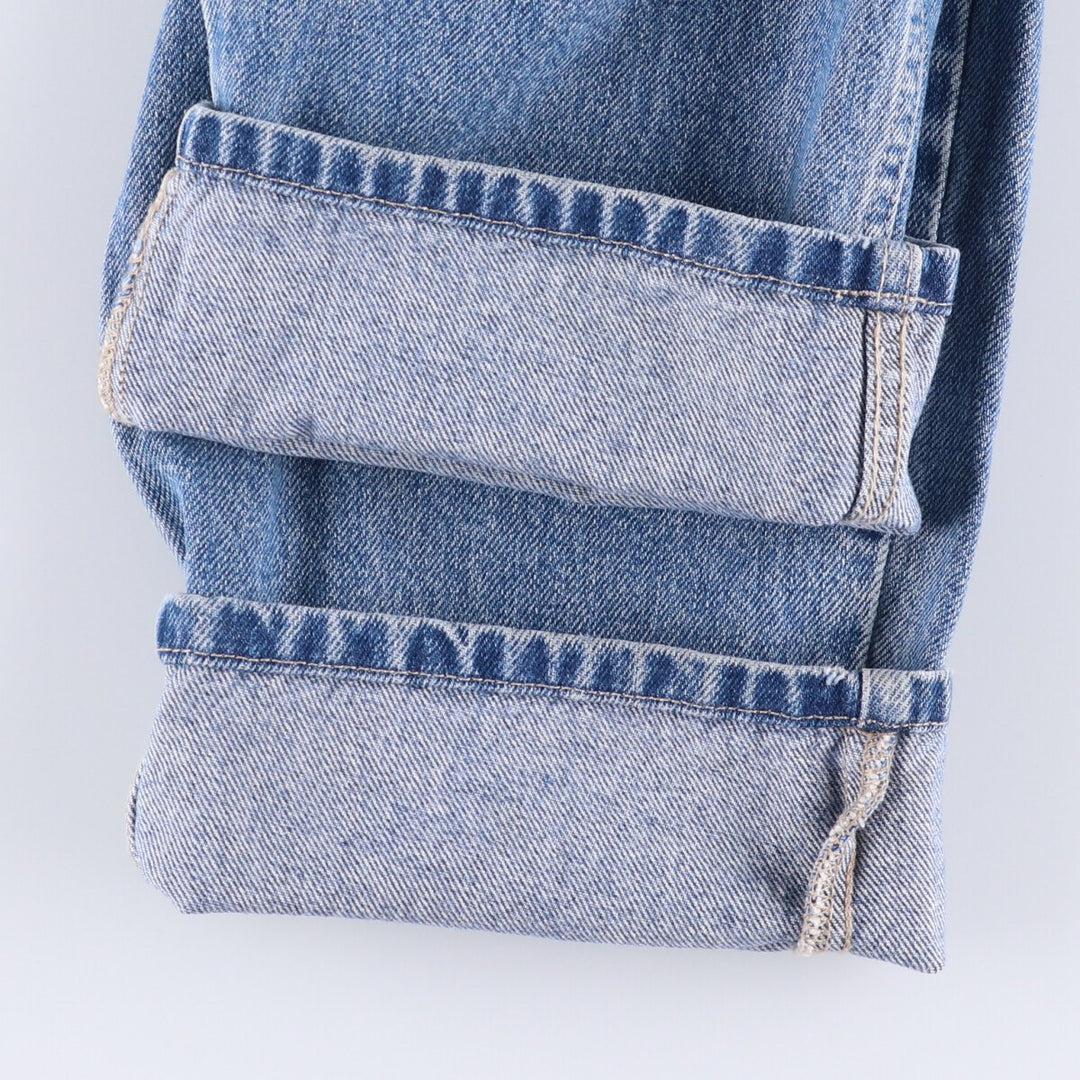 00'S Ralph Lauren POLO JEANS COMPANY straight denim pants for men, W34 equivalent unclear blue type Vintage Second Hand
