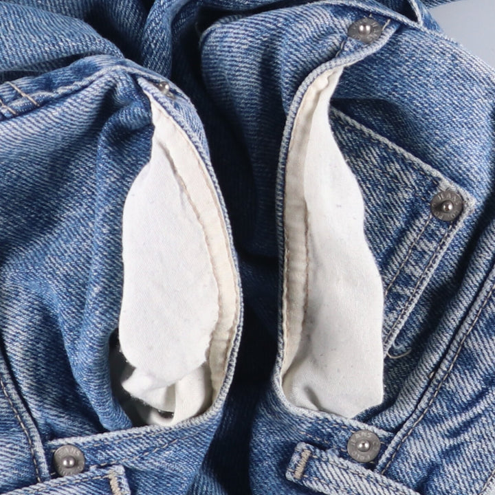 00'S Ralph Lauren POLO JEANS COMPANY straight denim pants for men, W34 equivalent unclear blue type Vintage Second Hand