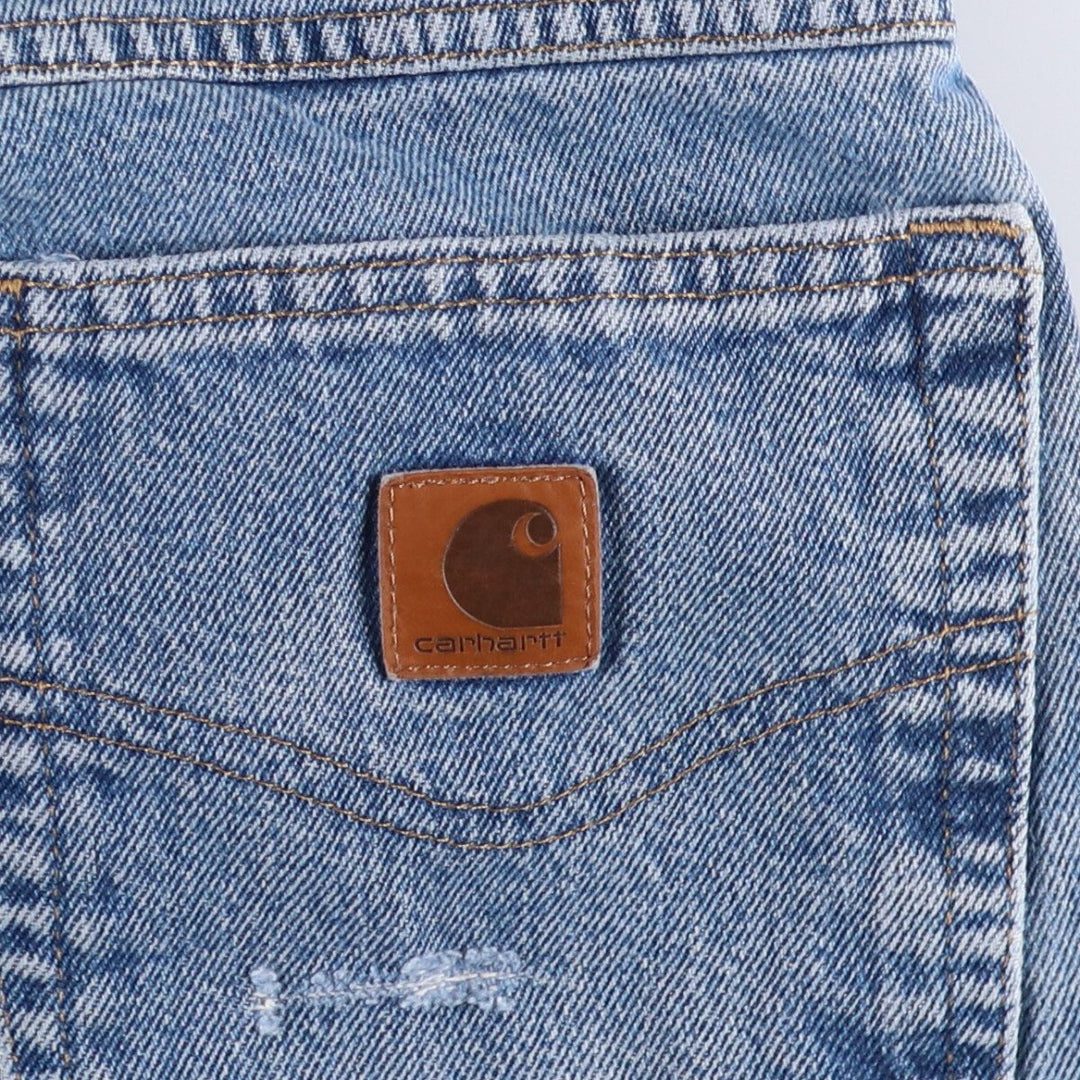 Carhartt Relaxed Fit Tapered Denim Pants for Men, W36 cotton blue type Vintage Second Hand