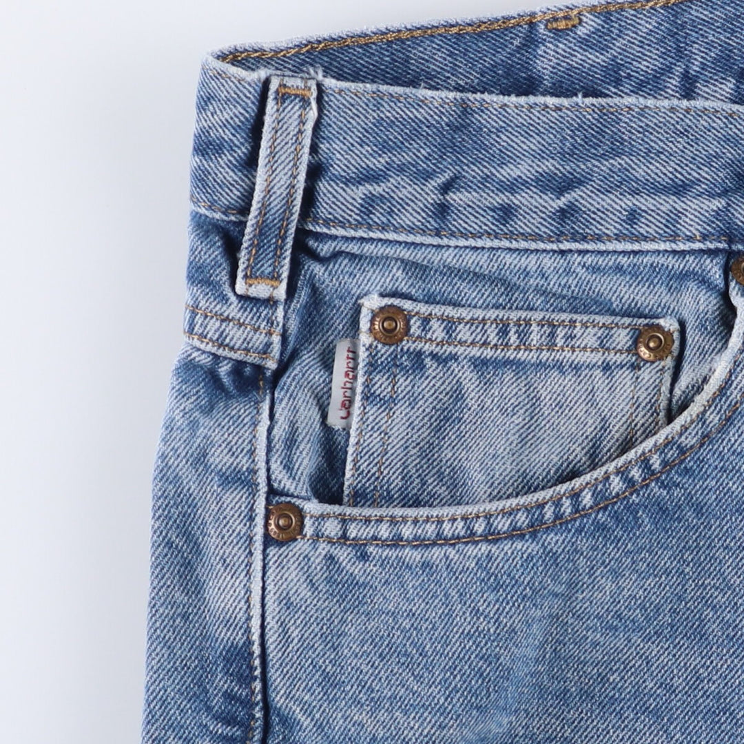 Carhartt Relaxed Fit Tapered Denim Pants for Men, W36 cotton blue type Vintage Second Hand