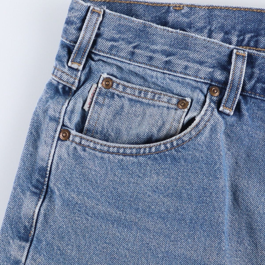 Carhartt Relaxed Fit Tapered Denim Pants for Men, W36 cotton blue type Vintage Second Hand