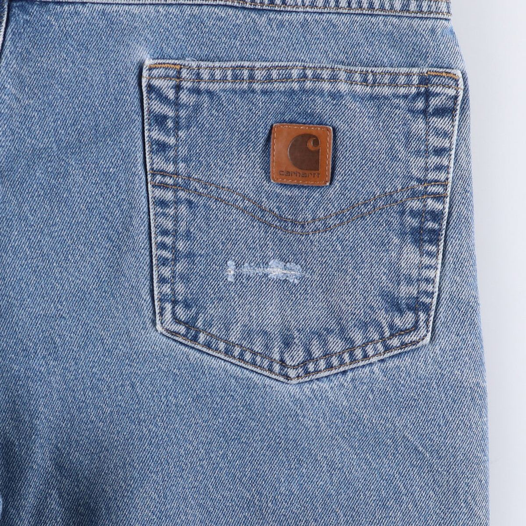 Carhartt Relaxed Fit Tapered Denim Pants for Men, W36 cotton blue type Vintage Second Hand