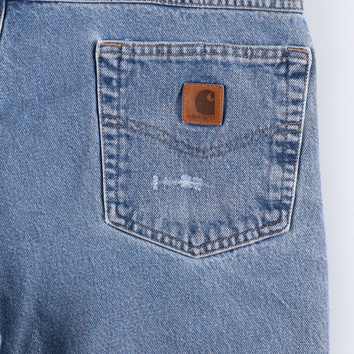Carhartt Relaxed Fit Tapered Denim Pants for Men, W36 cotton blue type Vintage Second Hand