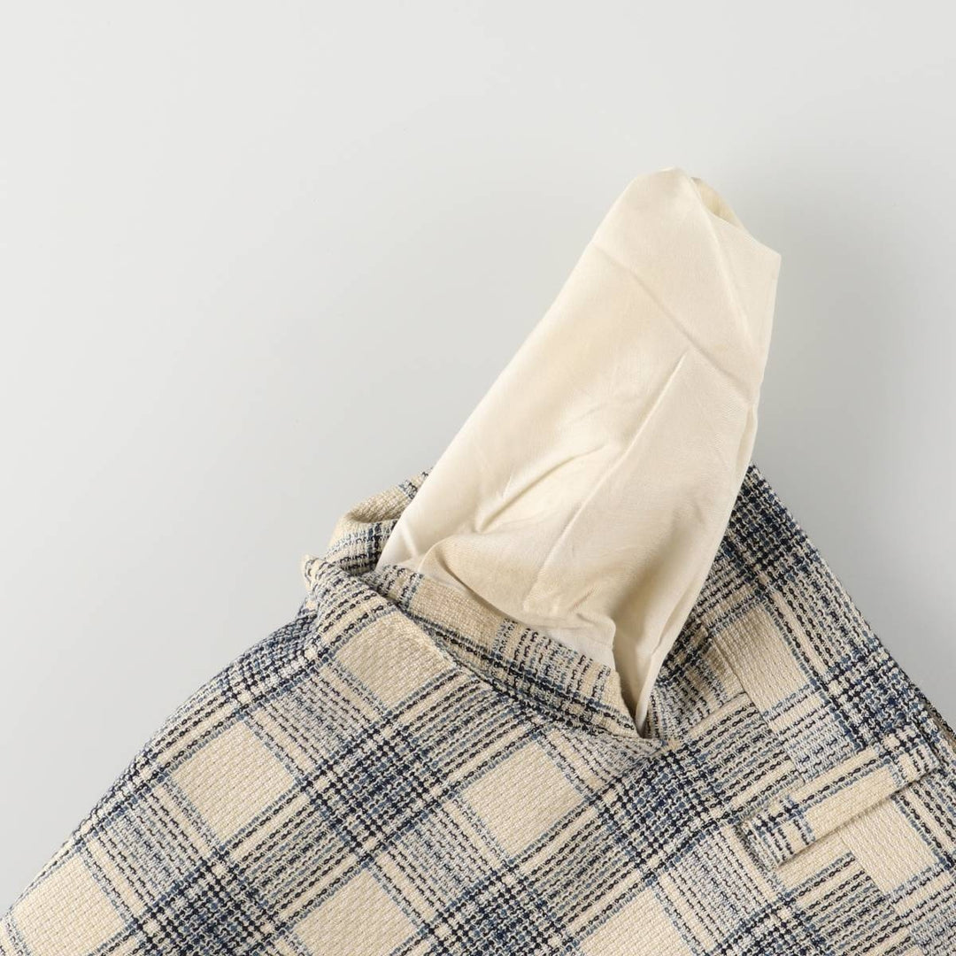 Vintage 1980'S Haggar Slacks Check Pattern Flare Pants, Men's Size W37 unclear Beige type Vintage Second Hand