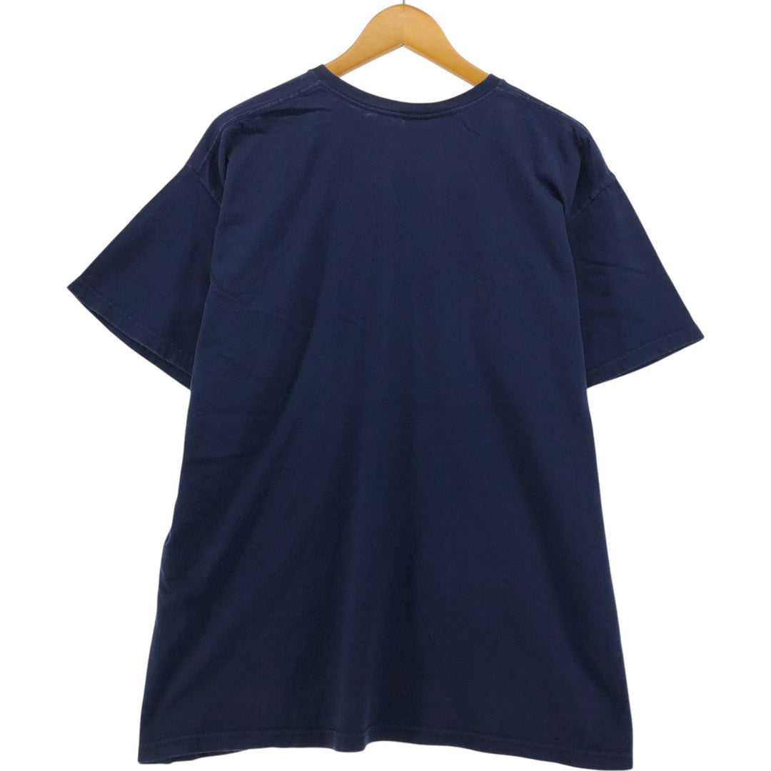 90'S Ralph Lauren POLO JEANS COMPANY short sleeve logo T-shirt made in USA men's size L vintage cotton navy blue type Vintage Second Hand