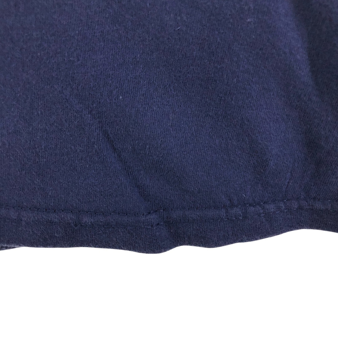 90'S Ralph Lauren POLO JEANS COMPANY short sleeve logo T-shirt made in USA men's size L vintage cotton navy blue type Vintage Second Hand