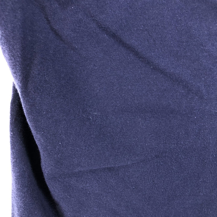 90'S Ralph Lauren POLO JEANS COMPANY short sleeve logo T-shirt made in USA men's size L vintage cotton navy blue type Vintage Second Hand