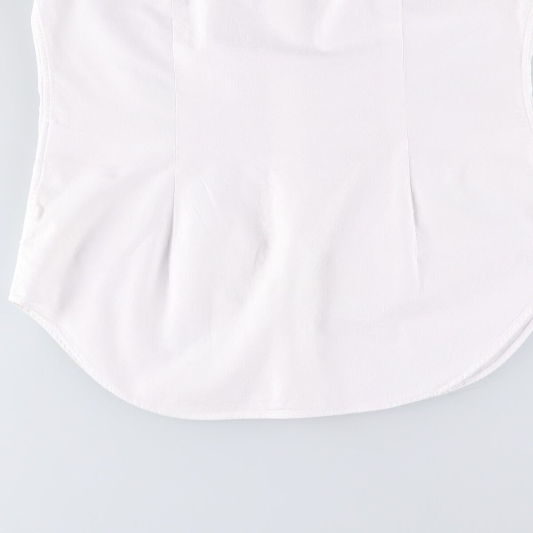 Ralph Lauren SLIM FIT Slim fit 5/8 sleeve button down short sleeve cotton shirt Men's S size cotton white type Vintage Second Hand