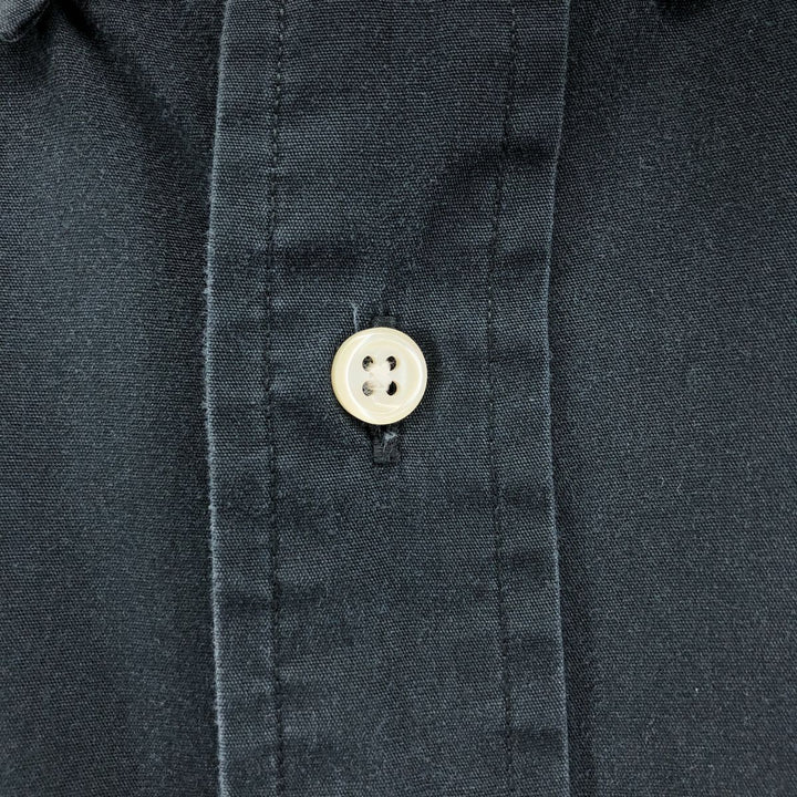 Ralph Lauren BLAKE short sleeve button down shirt, men's XL size cotton black type Vintage Second Hand