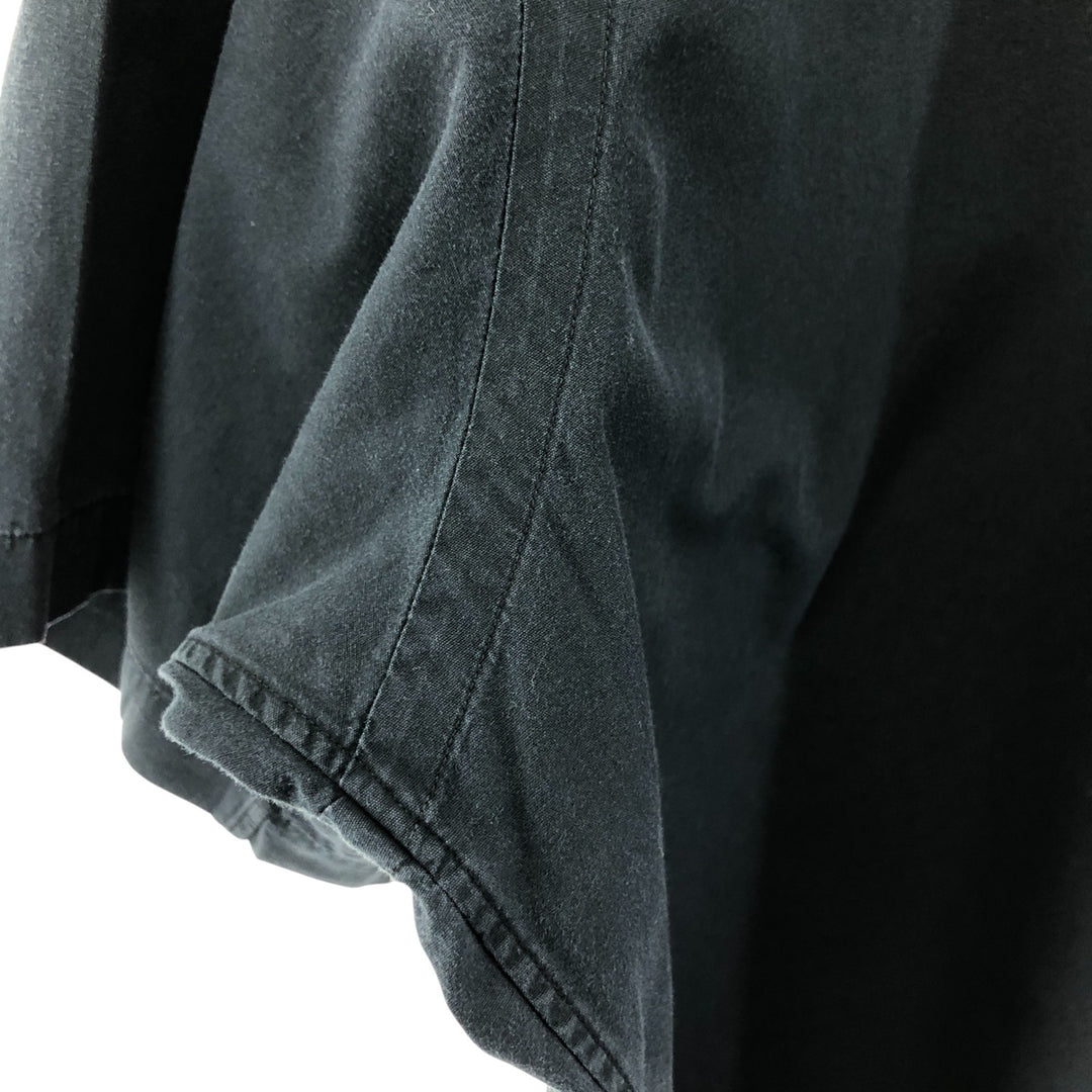 Ralph Lauren BLAKE short sleeve button down shirt, men's XL size cotton black type Vintage Second Hand
