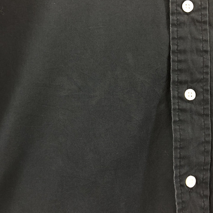 Ralph Lauren BLAKE short sleeve button down shirt, men's size M cotton black type Vintage Second Hand