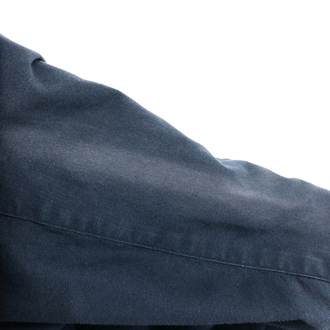 Ralph Lauren BLAKE short sleeve button down shirt, men's XL size cotton navy blue type Vintage Second Hand