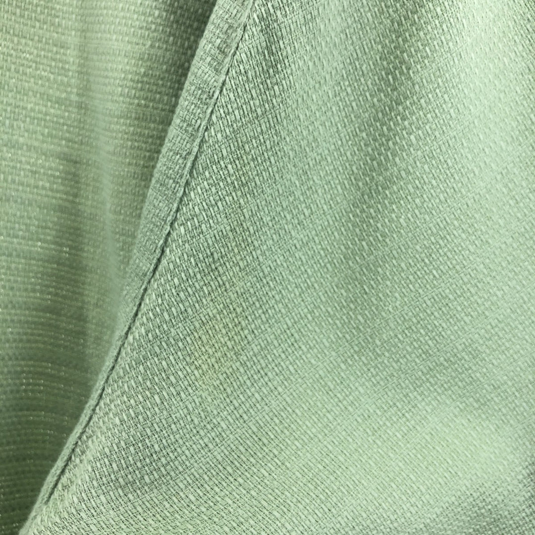 90'S Ralph Lauren Chaps, Short Sleeve, Open Collar, Cotton x Polyester Shirt, Box Shirt, Men's L Size cotton Mint green Vintage Second Hand