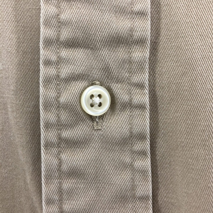 Ralph Lauren BLAKE short sleeve button down shirt, men's size L cotton Beige type Vintage Second Hand
