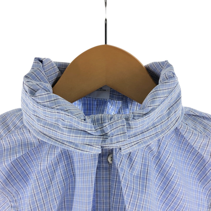 Brooks Brothers Est.1818 Check Pattern Short Sleeve Button Down Shirt Men's Size L cotton white type Vintage Second Hand