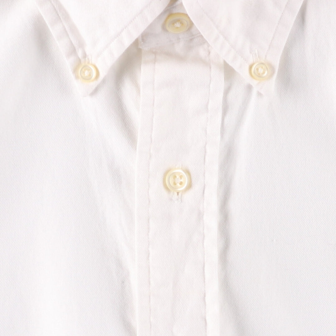 Ralph Lauren CUSTOM FIT long sleeve cotton shirt, men's size L cotton white type Vintage Second Hand