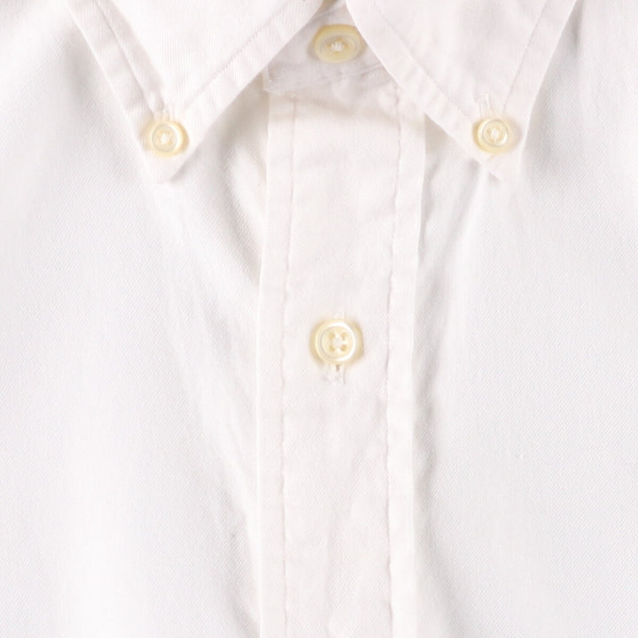 Ralph Lauren CUSTOM FIT long sleeve cotton shirt, men's size L cotton white type Vintage Second Hand