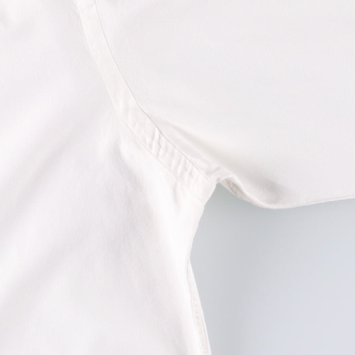 Ralph Lauren CUSTOM FIT long sleeve cotton shirt, men's size L cotton white type Vintage Second Hand