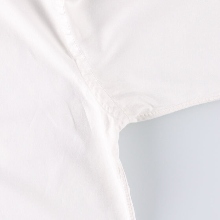 Ralph Lauren CUSTOM FIT long sleeve cotton shirt, men's size L cotton white type Vintage Second Hand