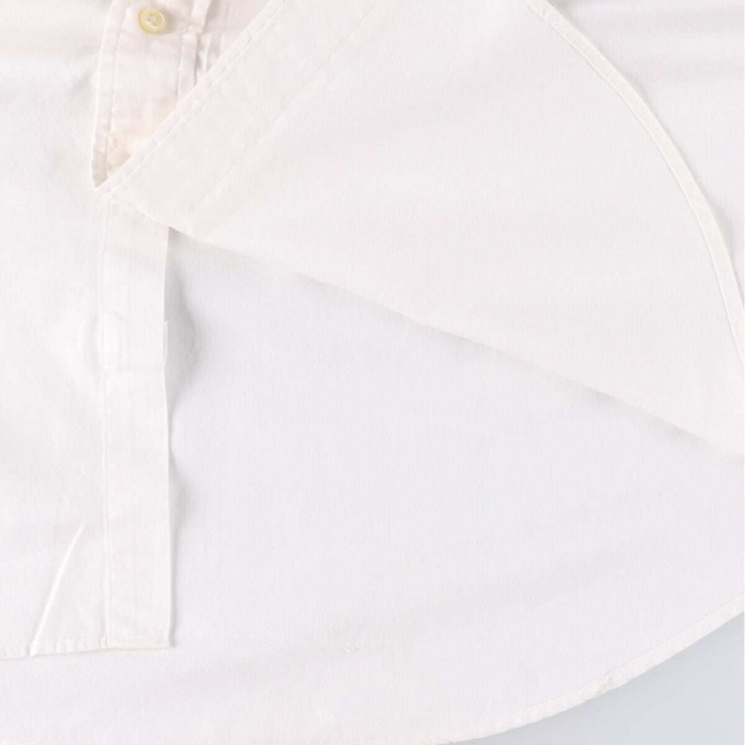 Ralph Lauren CUSTOM FIT long sleeve cotton shirt, men's size L cotton white type Vintage Second Hand