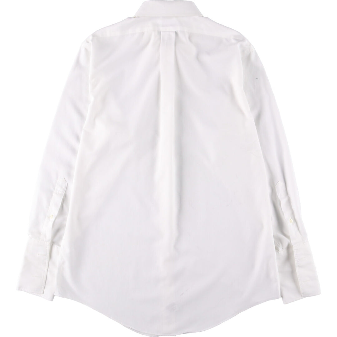 Brooks Brothers 1818 Long Sleeve Cotton Shirt, Men's Size L cotton white type Vintage Second Hand