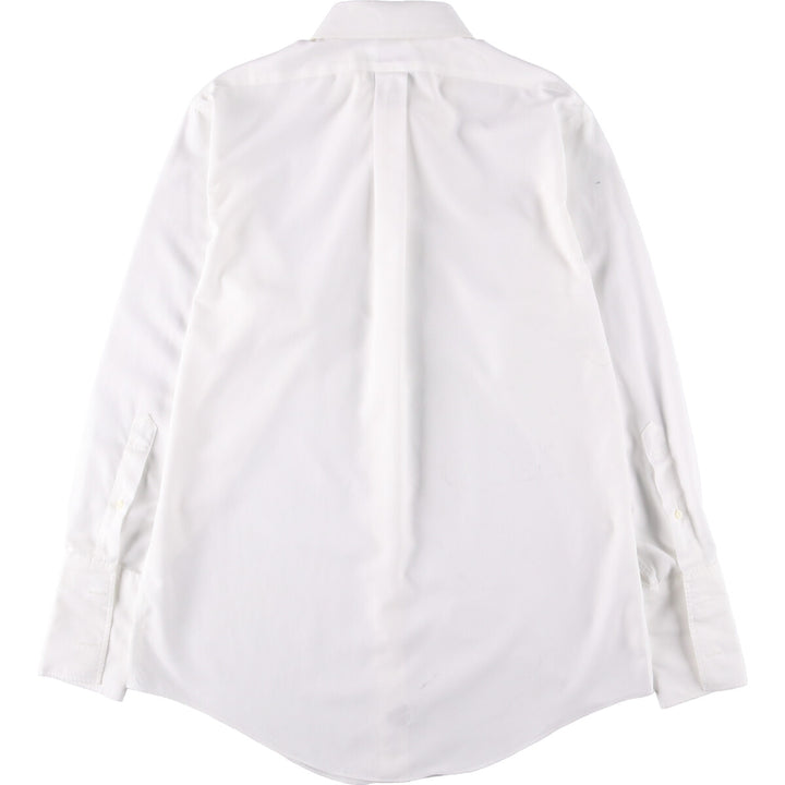 Brooks Brothers 1818 Long Sleeve Cotton Shirt, Men's Size L cotton white type Vintage Second Hand