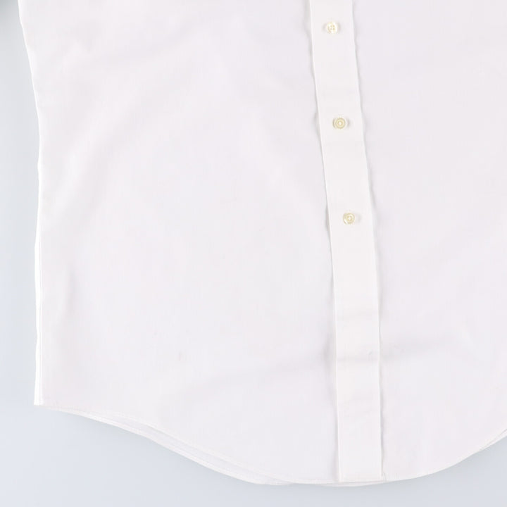 Brooks Brothers 1818 Long Sleeve Cotton Shirt, Men's Size L cotton white type Vintage Second Hand