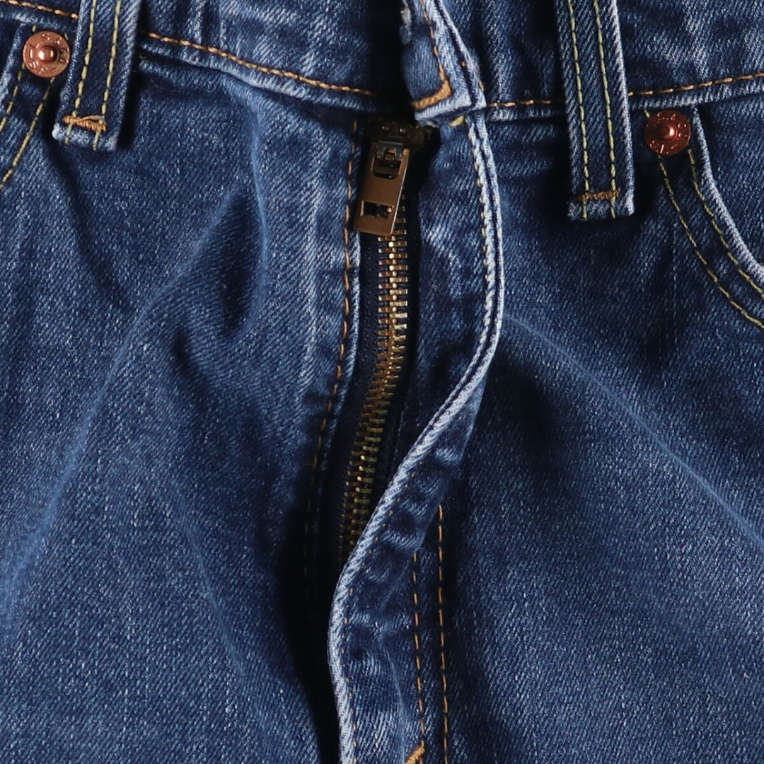 Levi's 505 tapered denim pants for men, size w37 cotton blue type Vintage Second Hand