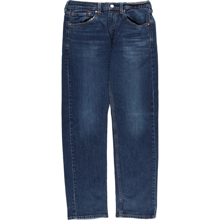 Levi's 505 tapered denim pants for men, equivalent to w32 cotton blue type Vintage Second Hand