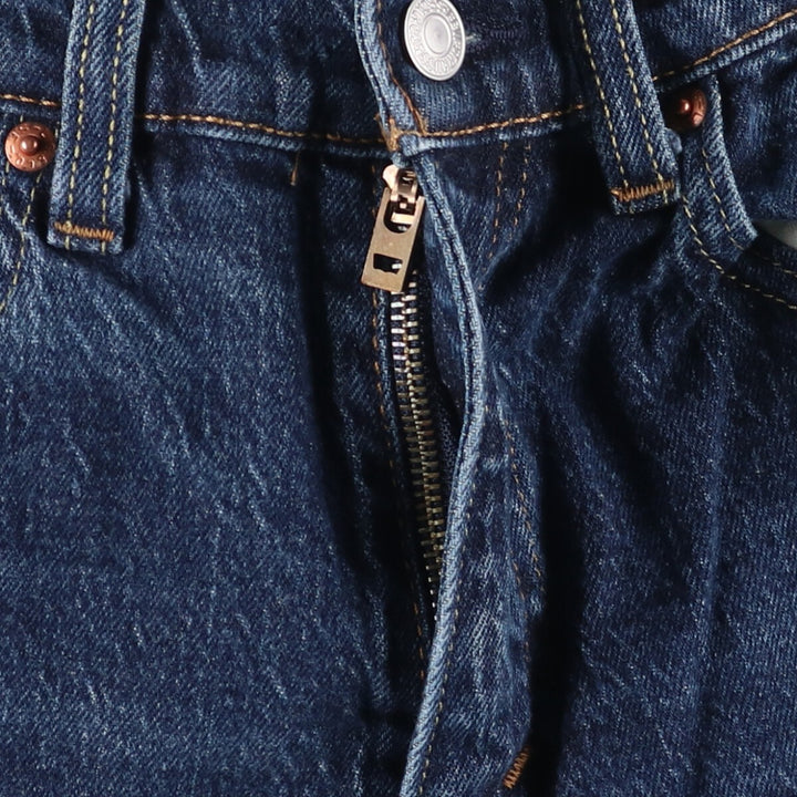 Levi's 505 tapered denim pants for men, equivalent to w32 cotton blue type Vintage Second Hand