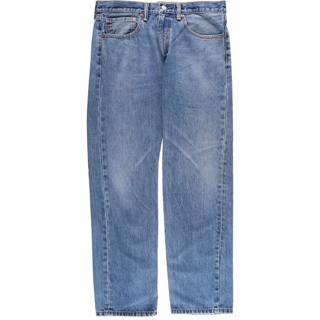 Levi's 505 tapered denim pants for men, equivalent to w35 cotton blue type Vintage Second Hand