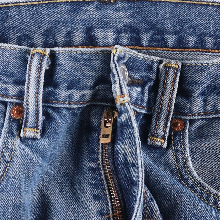 Levi's 505 tapered denim pants for men, equivalent to w35 cotton blue type Vintage Second Hand
